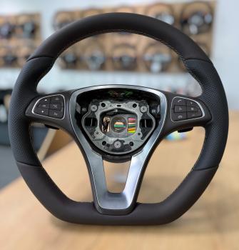 Lenkrad neu beziehen passend für Mercedes W207, CLA und Vito/Viano, Design A650